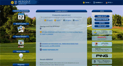 Desktop Screenshot of aesgolf.com